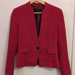 Zara Red Blazer